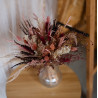 Bouquet de mariée en fleurs séchées, couleurs personnalisables