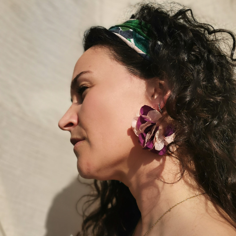 Boucles d'oreilles mariage