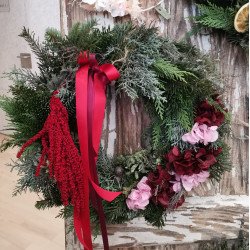 Atelier couronne de noël